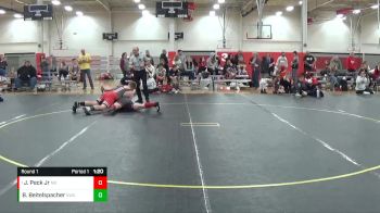 Round 1 - Justin Peck Jr, Nebraska Boyz vs Brooks Beitelspacher, Siouxland Wrestling Academy