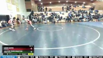 132 lbs Cons. Round 1 - Ashton Marchington, Hidden Valley vs John Hayes, Molalla