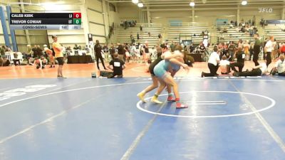 120 lbs Consolation - Caleb Kirk, LA vs Trevor Cowan, UT