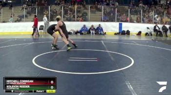 155 lbs Cons. Round 3 - Koleson Reeder, Caledonia WC vs Mitchell Corrigan, U.P. Power Wrestling