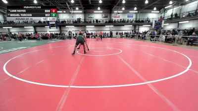 165 lbs Round Of 16 - Liam Hayes, Monroe Woodbury vs Miguel Turcios, Westbury
