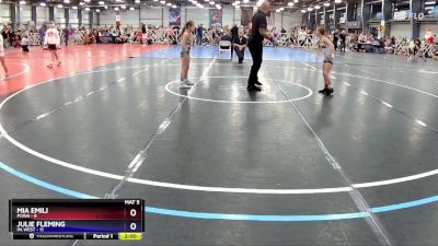 70 lbs Rd# 9- 11:30am Saturday - Mia Emili, POWA vs Julie Fleming, PA WEST