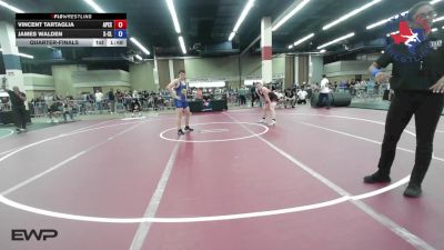175 lbs Quarterfinal - Vincent Tartaglia, Apex Grappling Academy vs James Walden, X-CLUSIVE Wrestling