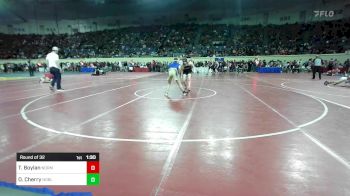 130 lbs Round Of 32 - Taylea Boylan, Norman Jr High vs Olivia Cherry, Noble MS