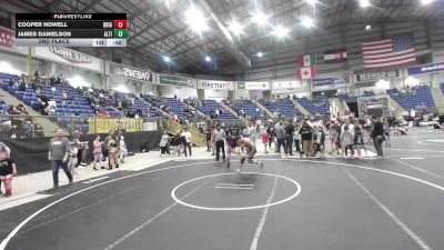 132 lbs 3rd Place - Cooper Howell, Brighton WC vs James Danielson, Altitude Wrestling Club