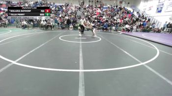 Girls 110 lbs 3rd Place Match - Tillia Perry, Monterey Girls vs Malaika Batdorf, Pioneer Girls