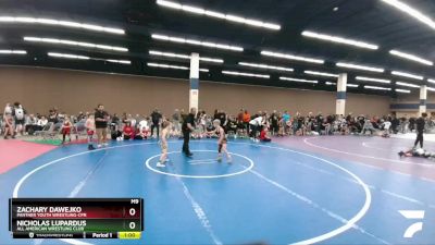 63 lbs Semifinal - Nicholas Lupardus, All American Wrestling Club vs Zachary Dawejko, Panther Youth Wrestling-CPR