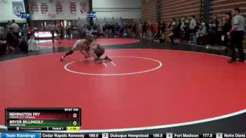 120 lbs Quarterfinal - Remington Fry, Prairie City Monroe vs Bryer Billingsly, Washington