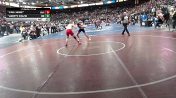 3A 144 lbs Cons. Round 2 - Ashtyn Crapo, Ririe vs Cael Newby, Grace
