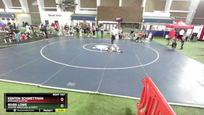 53 lbs 5th Place Match - Kenton Schwettman, Badlands Elite WC vs River Lowe, Aviator Wrestling Academy