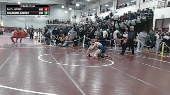 132 lbs Round Of 16 - Faith Young, Middleborough vs Charlotte Darcey, Quabbin