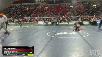 4A 220 lbs Cons. Round 1 - Brendan Briggs, Bonneville vs William Bomba, Sandpoint