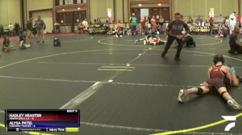 92 lbs Round 2 (10 Team) - Hadley Heaster, Venom Girls 2.0 vs Alysa Patel, Cordoba Trained