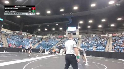 184 lbs Champ. Round 2 - Ellis Hughes, Waldorf (Iowa) vs Marcos Serna, Arizona Christian University
