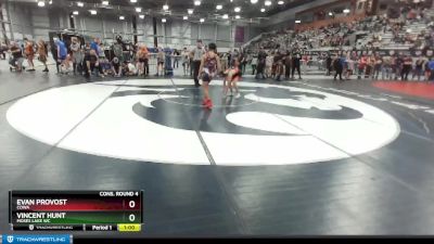 97 lbs Cons. Round 4 - Vincent Hunt, Moses Lake WC vs Evan Provost, COWA