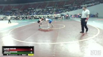 6A-144 lbs Champ. Round 1 - Aidan Swanson, Grants Pass vs Lupine Reeves, McDaniel