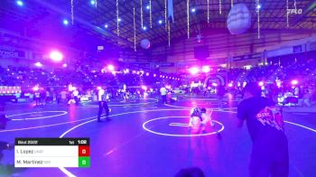 49 lbs Rr Rnd 2 - Isaiah Lopez, Unattached vs Mialani Martinez, 505 Wc