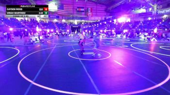 144 lbs Consi Of 8 #2 - Caysen Ross, Bear Cave WC vs Uriah Martinez, Alamosa Wrestling
