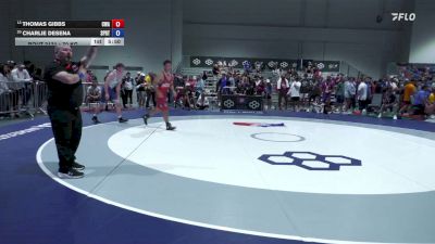 70 kg Champ. Rd Of 32 - Thomas Gibbs, Contenders Wrestling Academy vs Charlie DeSena, Spartan RTC@LHP