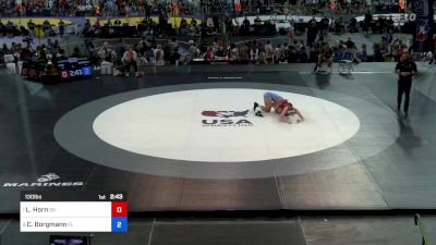 130 lbs Quarters - Lynn Horn, OK vs Christina Borgmann, FL