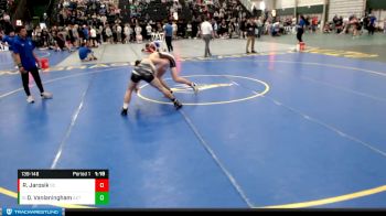 139-148 lbs Cons. Round 2 - Dalton Vanlaningham, Fairbury vs Rowan Jarosik, South Central