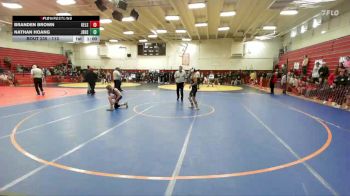 113 lbs Cons. Round 2 - Nathan Hoang, Jesse Bethel High School vs Branden Brown, Kelseyville
