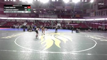 138 lbs Champ. Round 1 - Luke Tibbitts, Kuna vs Jonathan Wimett, Boise