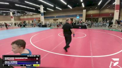 70 lbs Round 3 - Shepherd Washington, NTX Wrestling vs Dean Norris, Vici Wrestling Club