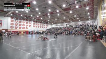 150 lbs Champ. Round 1 - Thad Nikodym, Sheridan vs Sam DiGiovanni, North Royalton