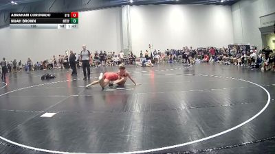 135 lbs Round 3 (8 Team) - Abraham Coronado, Backyard Brawlers vs Noah Brown, MF Dynasty