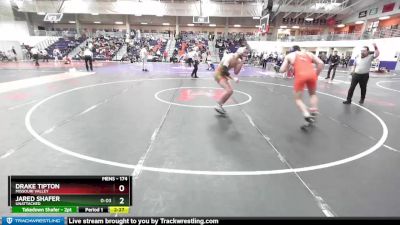 174 lbs Semifinal - Jared Shafer, Unattached vs Drake Tipton, Missouri Valley