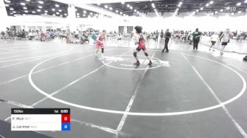 150 lbs Consolation - Frank Muir, No Team vs Jeremy Lorimor, Mile High WC
