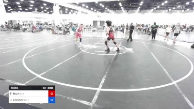 150 lbs Consolation - Frank Muir, No Team vs Jeremy Lorimor, Mile High WC