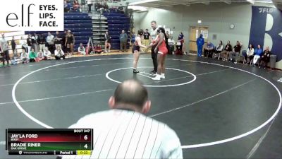 145 lbs. Champ. Round 2 - Grace Dust, Festus vs Kamahni Jackson, North Kansas City