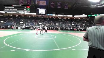 176 lbs Champ. Round 3 - Elias Zollinger, NWA3 vs Nick Marra, BEA2