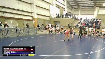 105 lbs Round 3 (3 Team) - Naomi Kulukulualani-Sales, Hawaii 1 vs Payton Gines, Utah 2