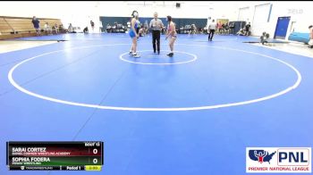 135 lbs Round 2 - Sarai Cortez, Daniel Cormier Wrestling Academy vs Sophia Fodera, Poway Wrestling