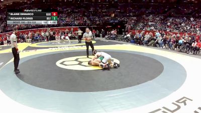 D3-132 lbs Semifinal - Blaine DeMarco, Graham Local vs Richard Flores, Delta