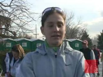 Kara Goucher after 2007 USA XC Champs