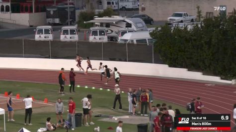 Men's 800m, Prelims 6