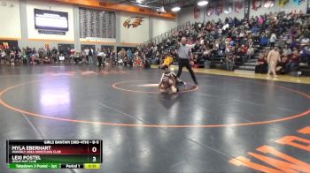 B-5 lbs Round 1 - Myla Eberhart, Waverly Area Wrestling Club vs Lexi Postel, Jesup Mat Club