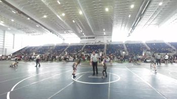 57 lbs Rr Rnd 3 - Fitz Moreno, Red Wave WC vs Easton Jensen, Bear Wrestling Club