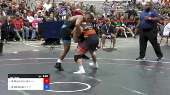 92 kg 3rd Place - Michael Macchiavello, LVWC/ TMWC vs Marcus Coleman, Cyclone RTC