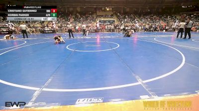 55 lbs Consi Of 16 #1 - Cristiano Gutierrez, Region Wrestling Academy vs Korbin Parker, Alpha Elite, Mi