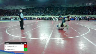 150 lbs Round Of 128 - Shawn Rounsaville, Tuttle vs Payson Robinson, Sapulpa Junior High