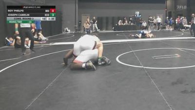 285 lbs Cons. Round 3 - Roy Phelps, Missouri Baptist University vs Joseph Camelin, Benedictine College