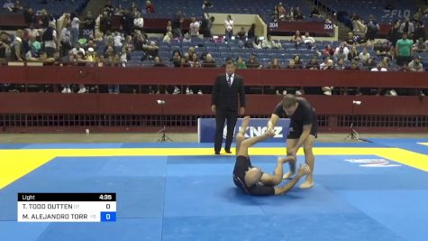 TRAVIS TODD OUTTEN vs MARCOS ALEJANDRO TORREGROS 2024 Pan IBJJF Jiu-Jitsu No-Gi Championship