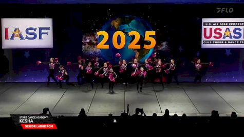 Starz Dance Academy - Kesha [2025 Senior Large Pom Semis] 2025 The Dance Worlds
