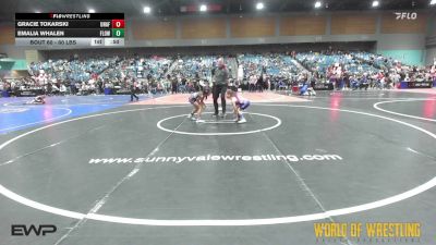 60 lbs 2nd Place - Gracie Tokarski, Unaffiliated vs Emalia Whalen, FLOW Academy