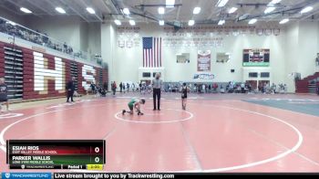 85 lbs Quarterfinal - Esiah Rios, East Valley Middle School vs Parker Wallis, Lone Star Middle School